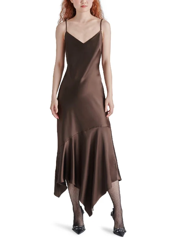 Lucille Dress In Dark Espresso Tunics Leisure comfortable