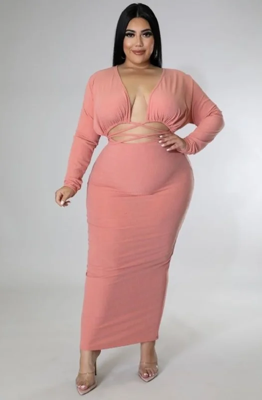 Peach me dress curvy collection Tunics stripes playful