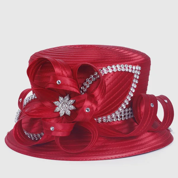 Women Satin Dress Church Hats SD709 Tunics Short Trendy