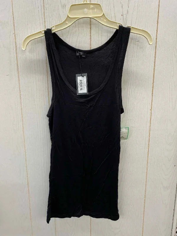 Black Womens Size S/M Tank Top glitter tank top