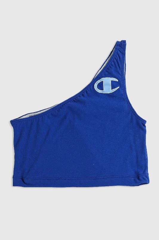 Rework Champion One Shoulder Tank - M soft tank top