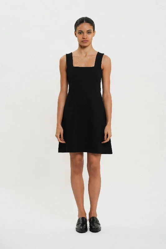 Babette Dress Black Tunics Modern contemporary