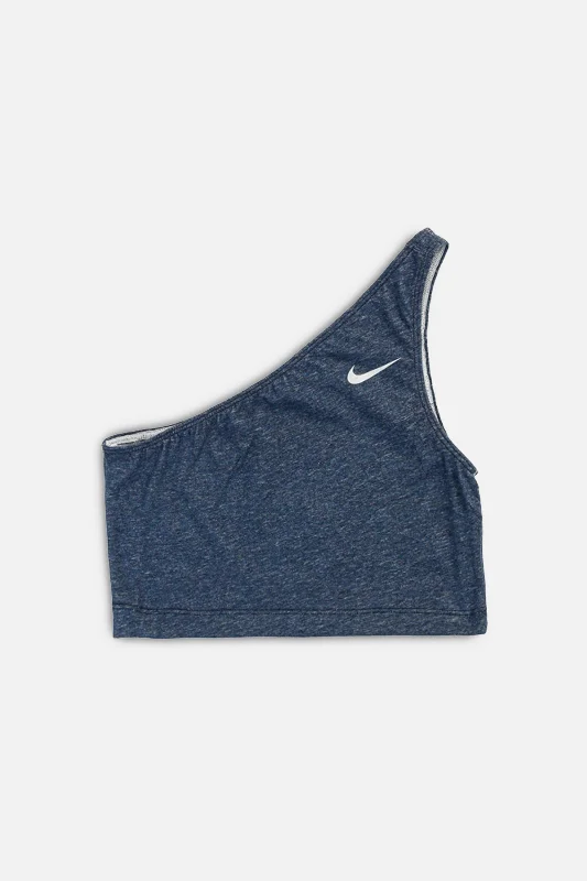 Rework Nike One Shoulder Tank - M fashionable tank top