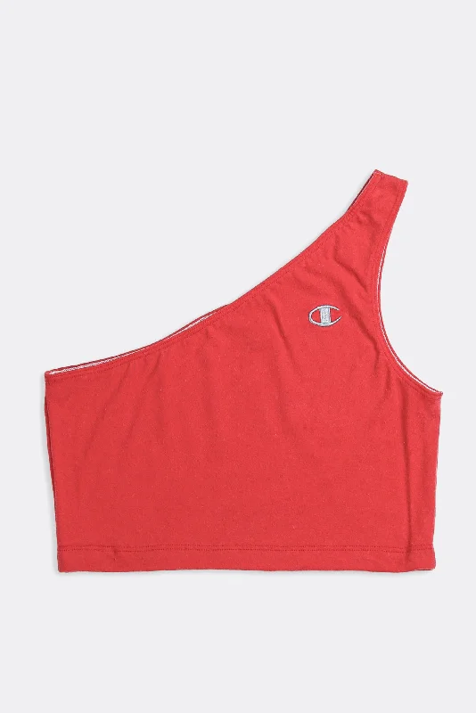 Rework Champion One Shoulder Tank  - XS, S, M, L, XL gold tank top
