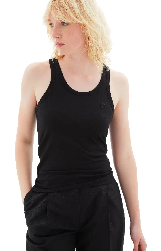 Lightweight Logo Tank Top (Black) fashionable tank top