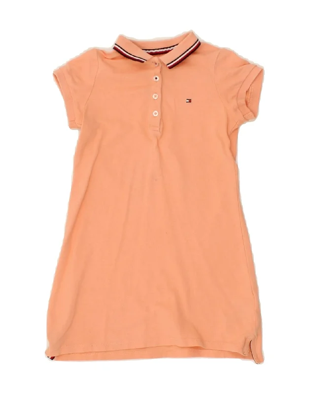 TOMMY HILFIGER Girls Short Sleeve Polo Dress 2-3 Years Orange Cotton Tunics Luxurious high-end TOMMY HILFIGER Girls Short Sleeve Polo Dress 2-3 Years Orange Cotton Tunics Luxurious high-end