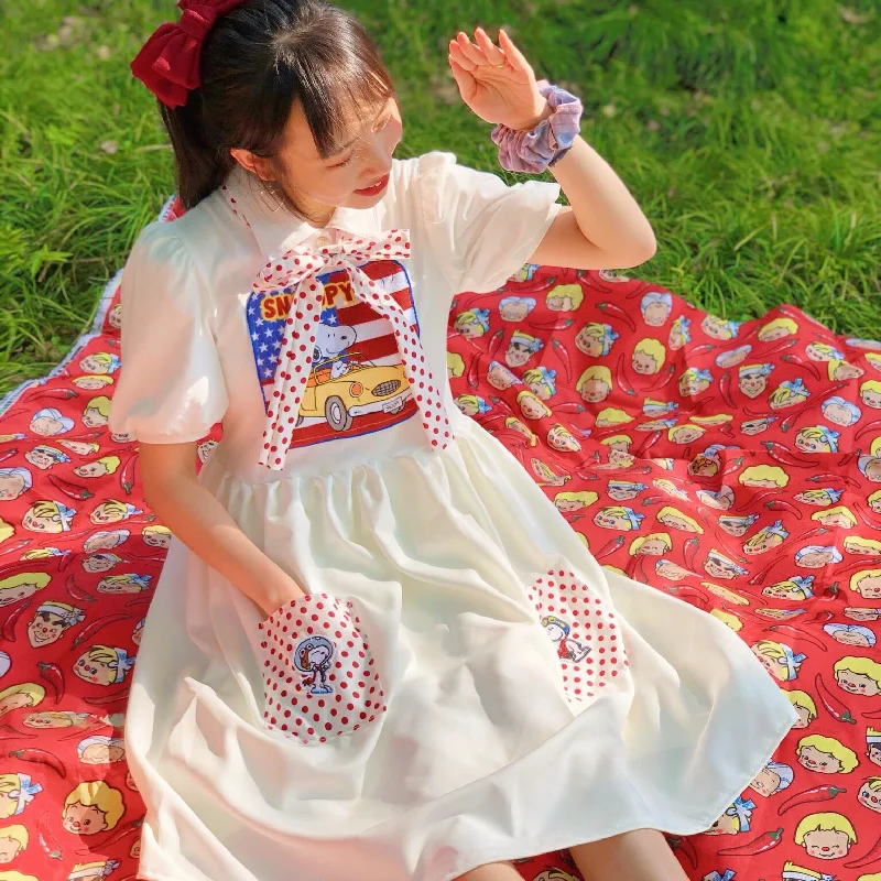 Harajuku cute Snoopy dress yv43075 Tunics Exclusive limited