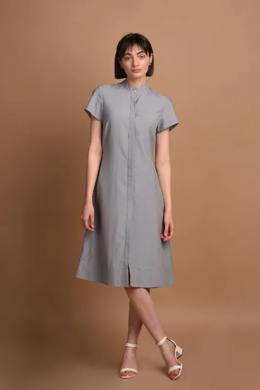 Melanie Dress Short Sleeves Light Blue Tunics New arrival