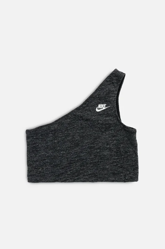 Rework Nike One Shoulder Tank - XL yoga tank top