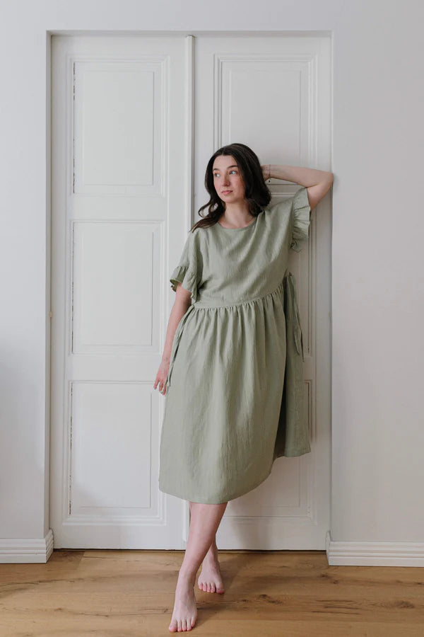 Valerie Dress Soft Mint Green Tunics Designer luxury