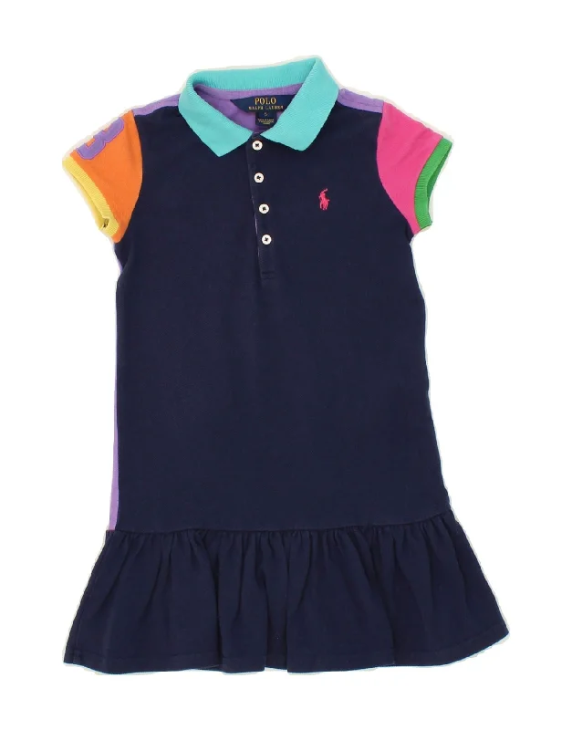 POLO RALPH LAUREN Girls Drop Waist Polo Dress 4-5 Years Multicoloured Tunics Leisure comfortable POLO RALPH LAUREN Girls Drop Waist Polo Dress 4-5 Years Multicoloured Tunics Leisure comfortable