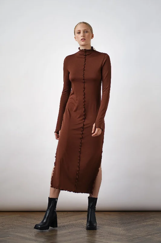 Bisse Dress Chocolate Tunics Versatile stylish