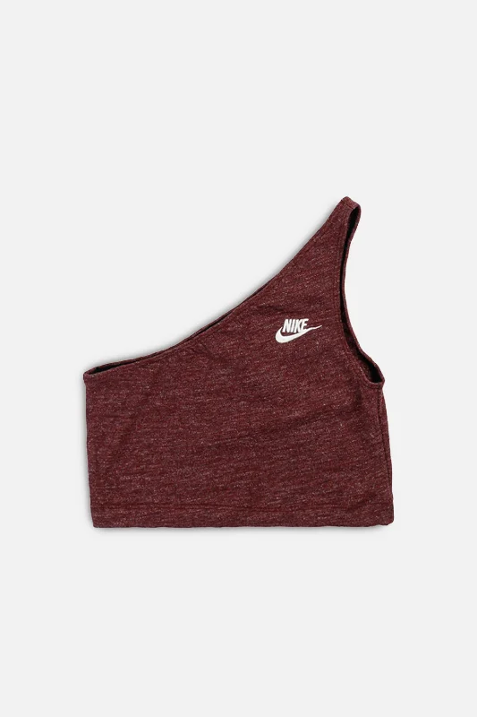 Rework Nike One Shoulder Tank - S adorable tank top