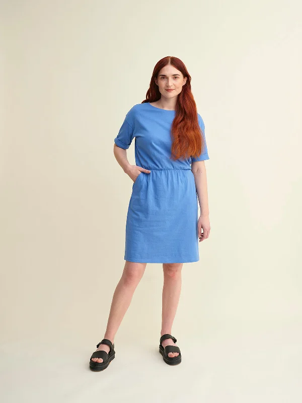Piehinki Dress Blue Tunics Vintage classic