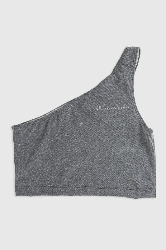 Rework Champion One Shoulder Tank - L sleep tank top