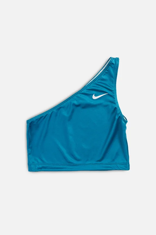 Rework Nike One Shoulder Tank - M lounge tank top