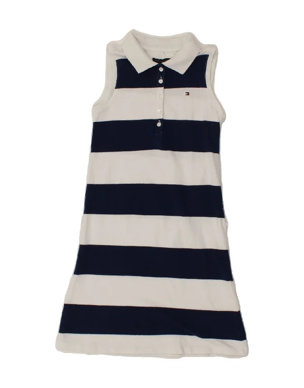 TOMMY HILFIGER Girls Sleeveless Polo Dress 8-9 Years Medium Navy Blue Tunics Occasion special TOMMY HILFIGER Girls Sleeveless Polo Dress 8-9 Years Medium Navy Blue Tunics Occasion special