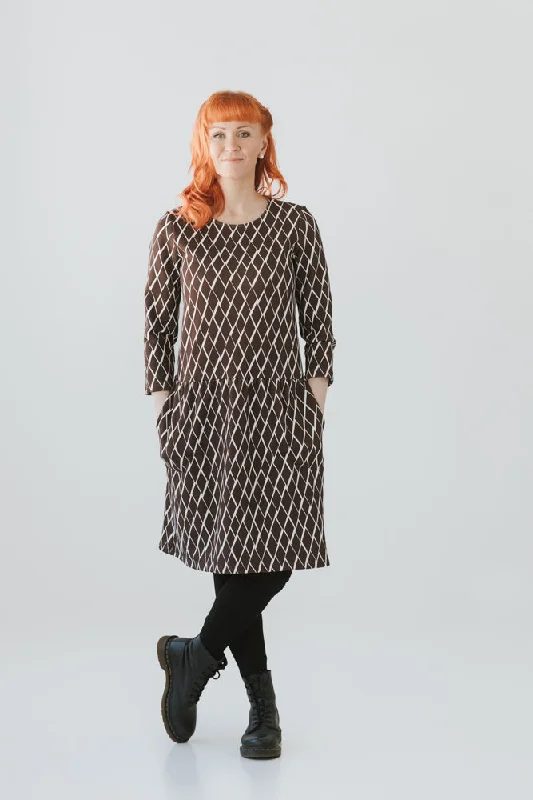 College Dress Salmiakki Brown Tunics Recommended stylist