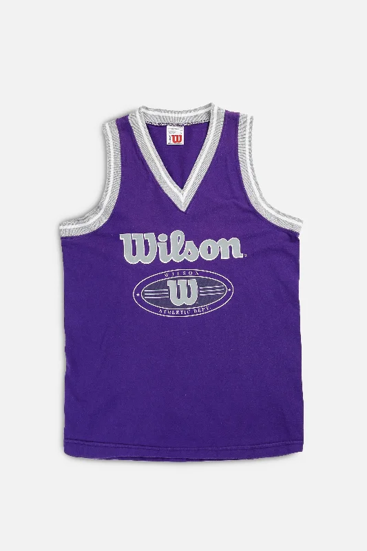 Vintage Wilson Tank - L lime green tank