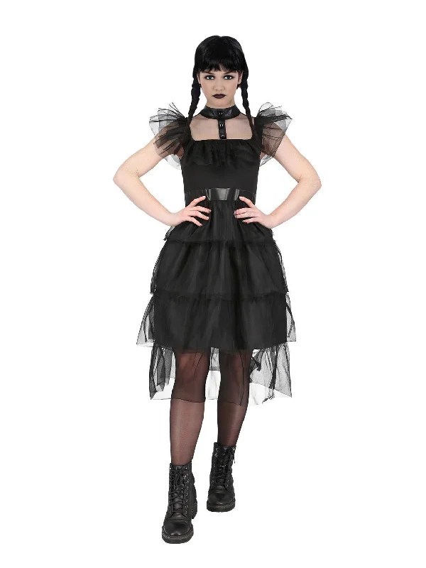 Ladies Gothic Prom Fancy Dress Halloween Costume Tunics Luxurious high-end