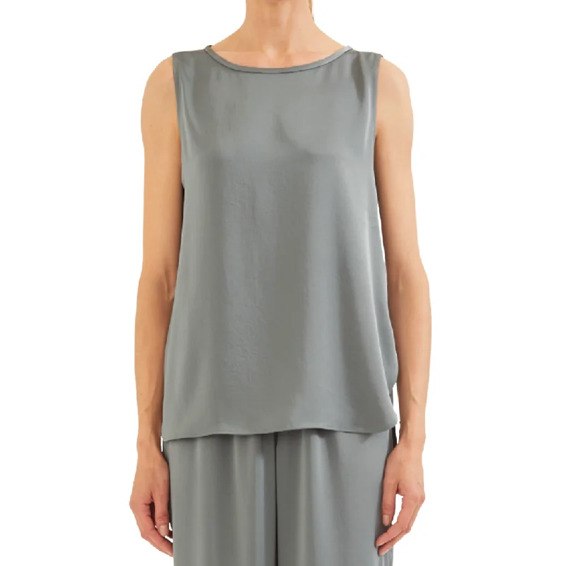 Lightweight Satin Tank bold tank top