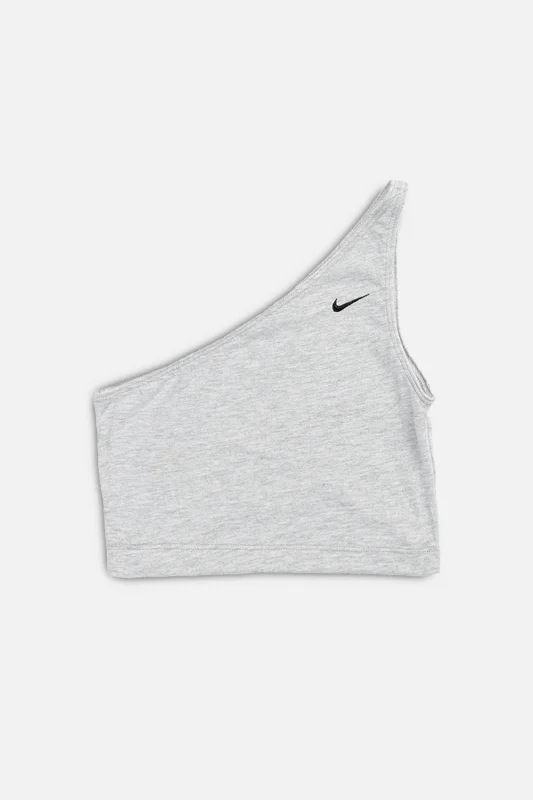 Rework Nike One Shoulder Tank - XS, S, M, L, XL cute tank top