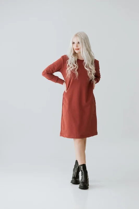 College Dress Ruoste Shift Classic Vintage
