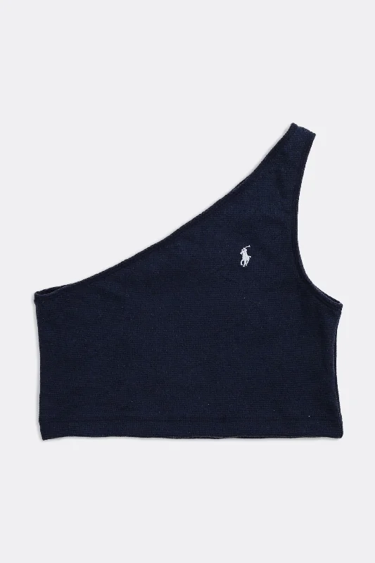 Rework One Shoulder Tank - XS, S, M, L, XL tie dye tank