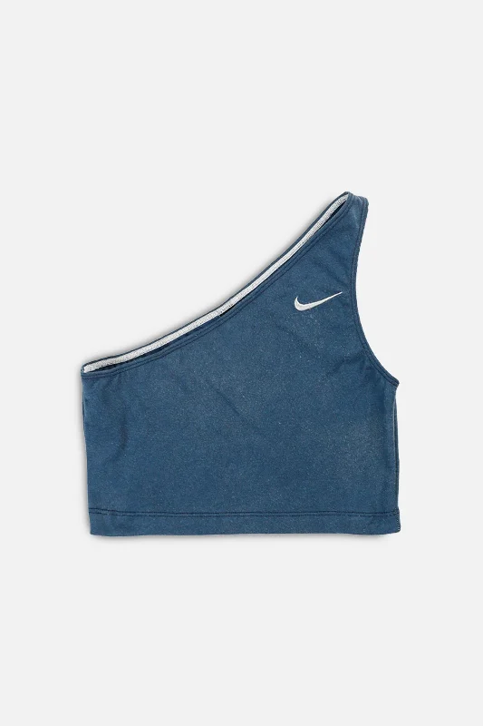 Rework Nike One Shoulder Tank - M chic tank top