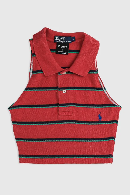 Rework Collared Tank - S activewear tank top