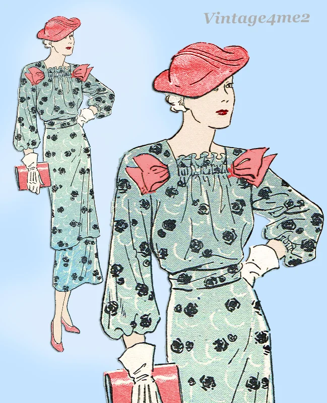 Woman's World 5761: 1930s Uncut Misses Day Dress Sz 32 B Vintage Sewing Pattern Tunics Prom sequined Woman's World 5761: 1930s Uncut Misses Day Dress Sz 32 B Vintage Sewing Pattern Tunics Prom sequined