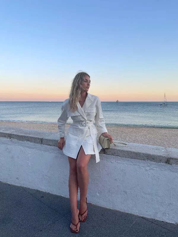 The Zoe Dress Off White Tunics Office stylish