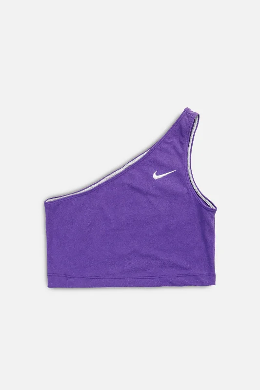 Rework Nike One Shoulder Tank - L, XL loose fit tank