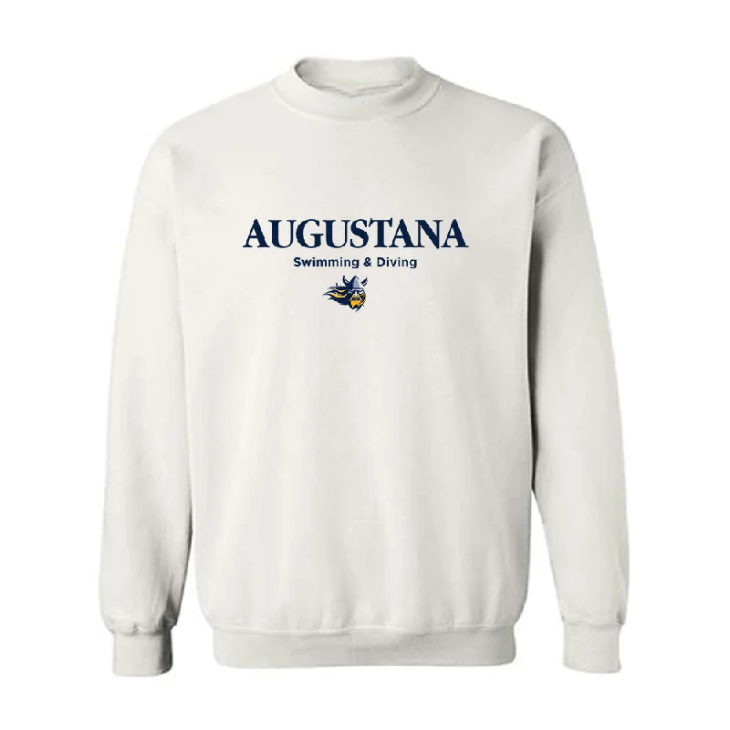 AU - NCAA Women's Swimming & Diving : Makoa Montgomery - Classic Shersey Crewneck Sweatshirt Hoodie with Hem Frayed Vintage Worn