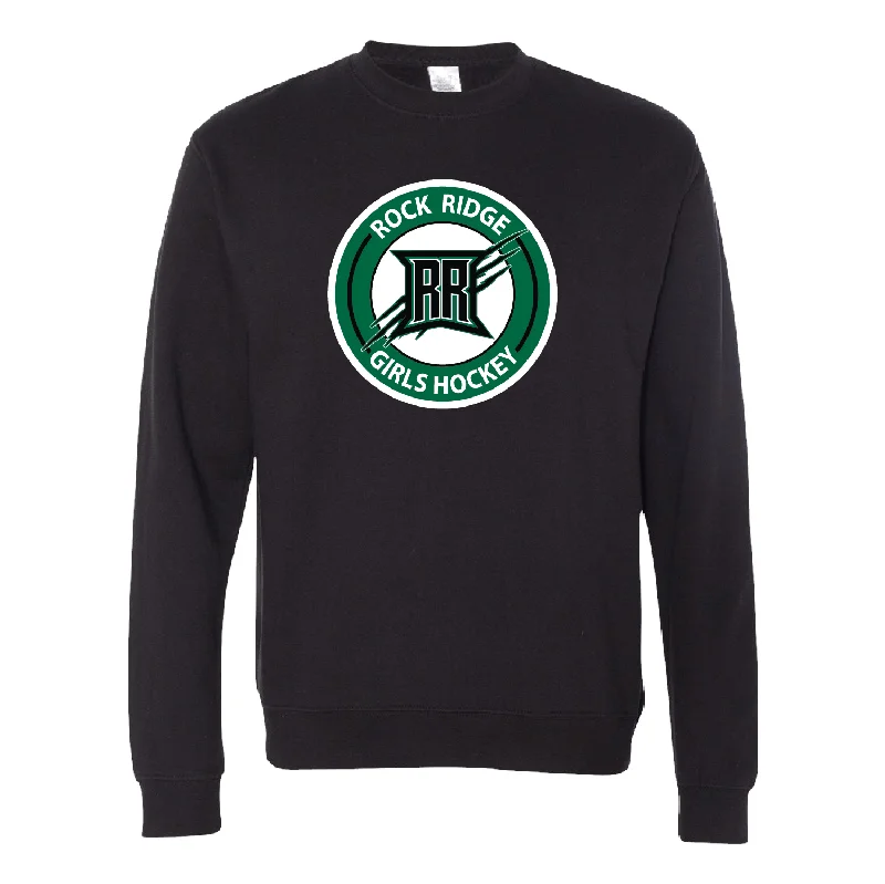 Rock Ridge Girls Hockey Midweight Sweatshirt Hoodie with High Neck Warm Protective