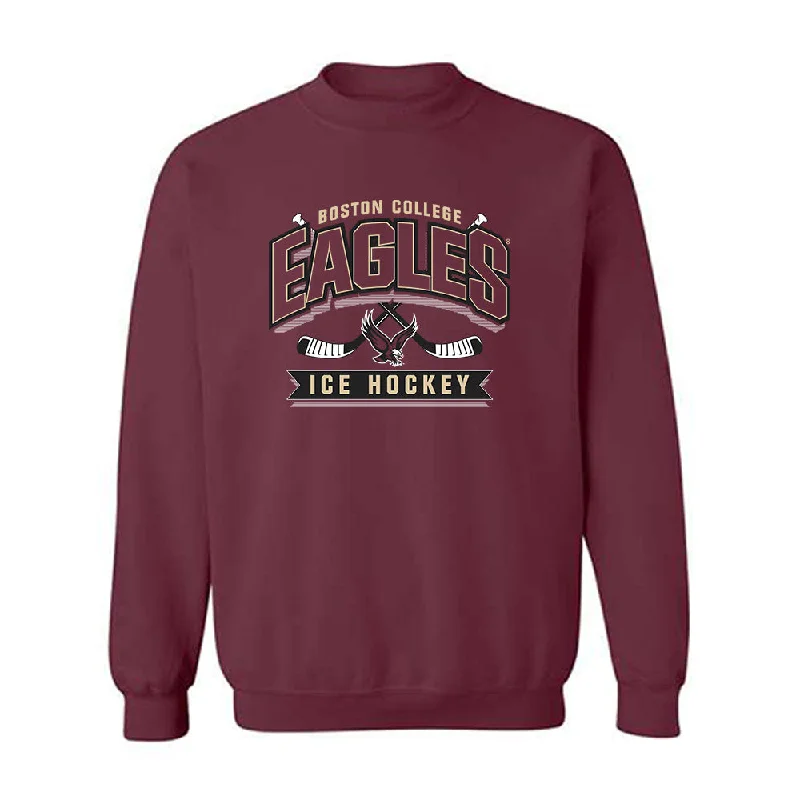 Boston College - NCAA Women's Ice Hockey : Olivia Maffeo - Sports Shersey Crewneck Sweatshirt Hoodie with Strings Custom Fit Adjustable Boston College - NCAA Women's Ice Hockey : Olivia Maffeo - Sports Shersey Crewneck Sweatshirt Hoodie with Strings Custom Fit Adjustable