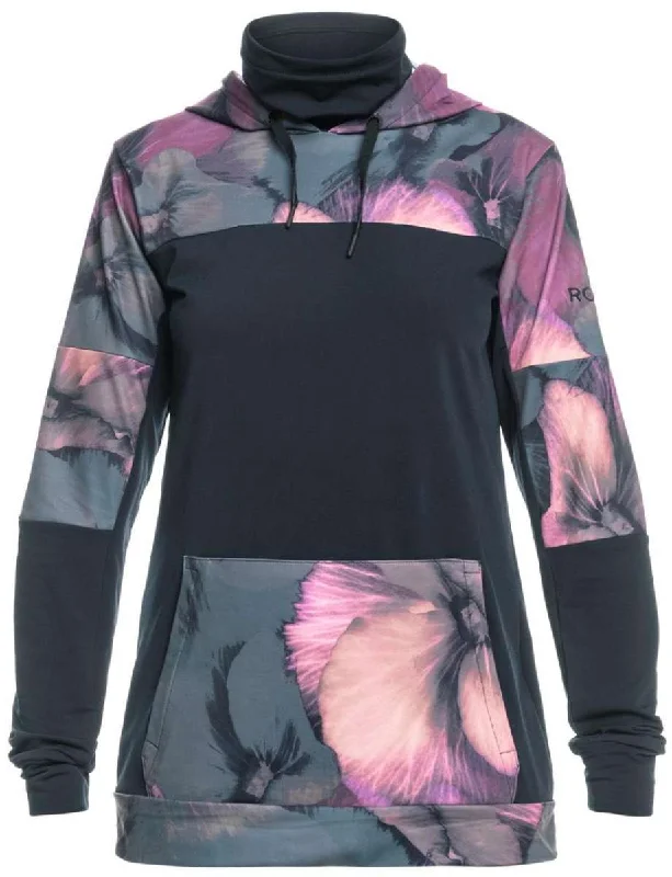 Roxy Women's Winter Valley Hoodie 2024 Hoodie with Hidden Zipper Minimalist Clean