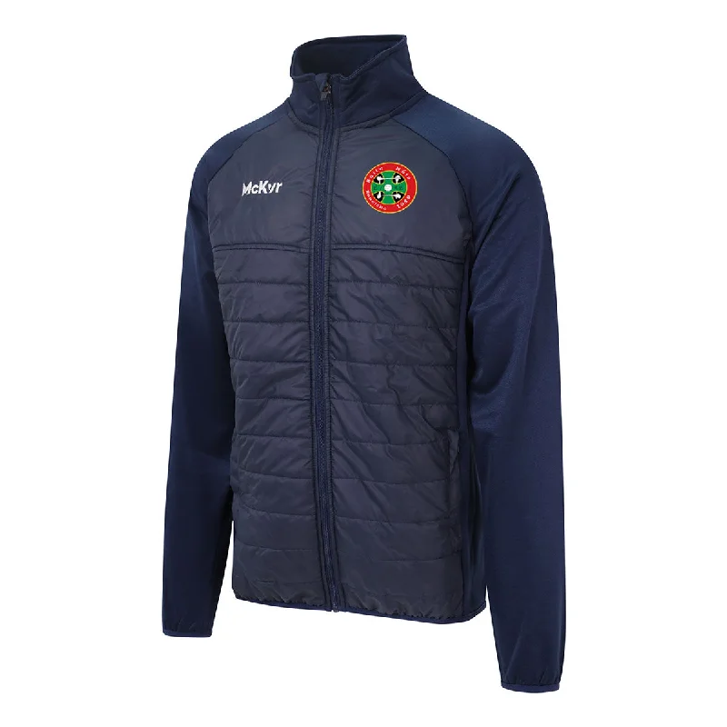 Mc Keever Newcestown GAA Core 22 Hybrid Jacket - Adult - Navy Satin Jacket Silk Jacket Chiffon Jacket