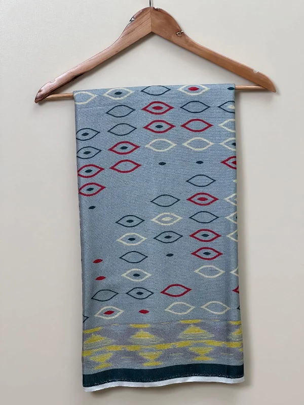 MYD 06 - Wool Printed Shawl Stylish Oversized Wool Shawl