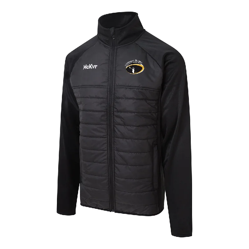 Mc Keever Ashbourne Rugby Core 22 Hybrid Jacket - Adult - Black Fleece Fabric Down Fabric Feather Fabric