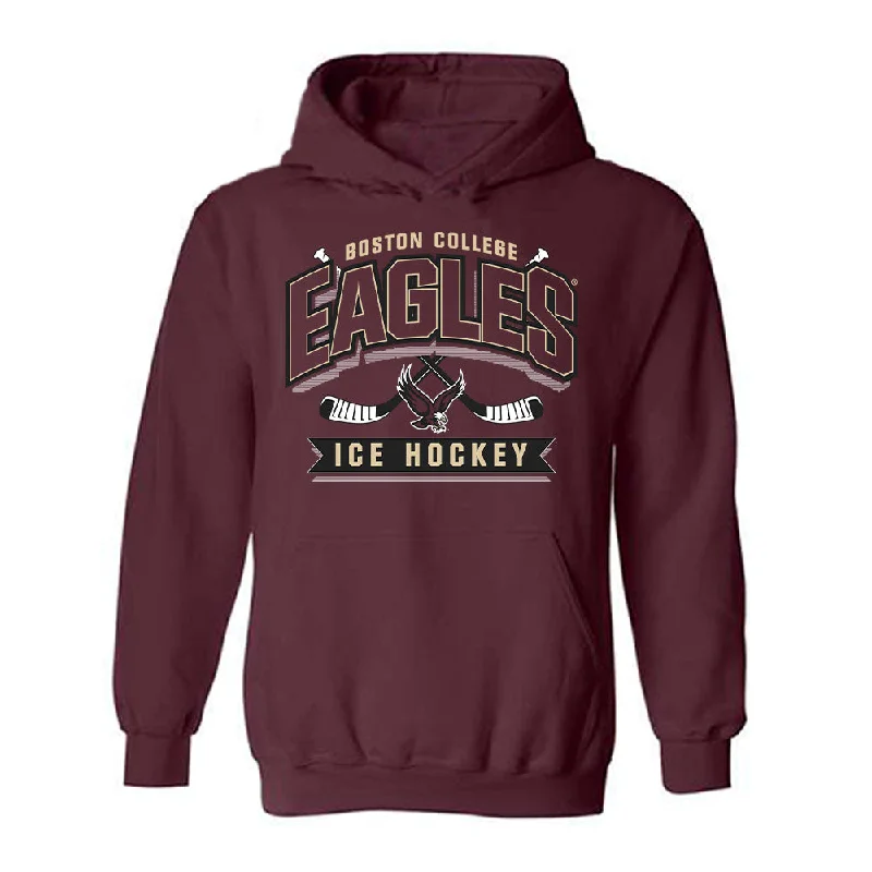 Boston College - NCAA Women's Ice Hockey : Samantha Taber - Sports Shersey Hooded Sweatshirt Hoodie with Ribbed Cuffs Snug Fit Comfort Boston College - NCAA Women's Ice Hockey : Samantha Taber - Sports Shersey Hooded Sweatshirt Hoodie with Ribbed Cuffs Snug Fit Comfort
