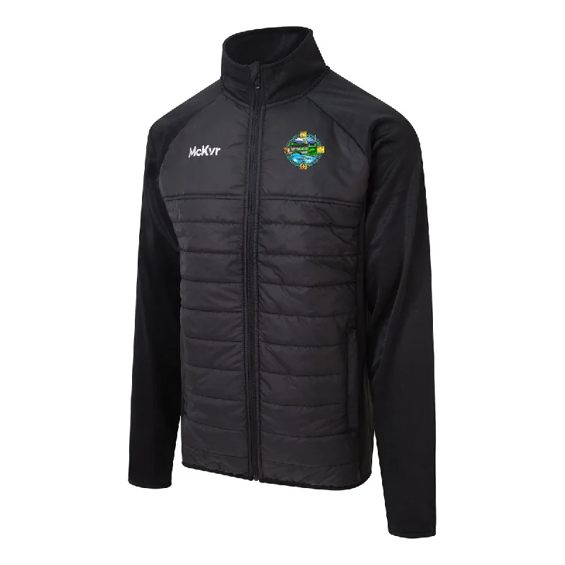 Mc Keever Glenflesk GAA Core 22 Hybrid Jacket - Adult - Black Cotton Jacket Linen Jacket Terry Jacket