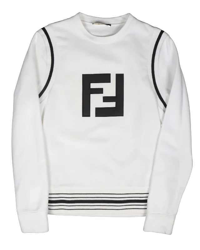 FF Sweatshirt Hoodie with Patch Decorative Personalized