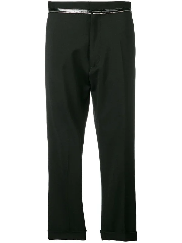 tailored wide-leg trousers Skinny Trousers Denim Stretchy