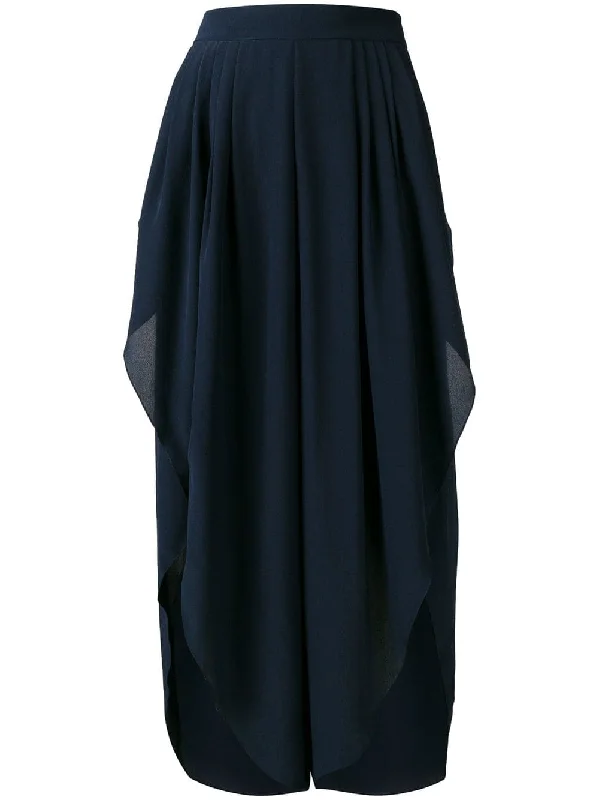 Tulip cropped trousers Trousers Culottes Wide Leg
