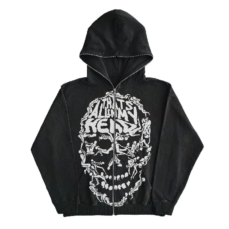 Advbridge Y2K Women's Clothing Full Zipper Sweatshirt dark Pullover Long Sleeve Printed Gothic StreetWear Vintage Clothing Oversize kpop Oblong Neck Pullover Advbridge Y2K Women's Clothing Full Zipper Sweatshirt dark Pullover Long Sleeve Printed Gothic StreetWear Vintage Clothing Oversize kpop Oblong Neck Pullover