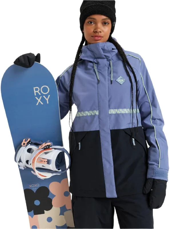 Roxy Women's Highridge Hoodie Jacket 2025 Hoodie with Hem Raw Edge Edgy Unfinished