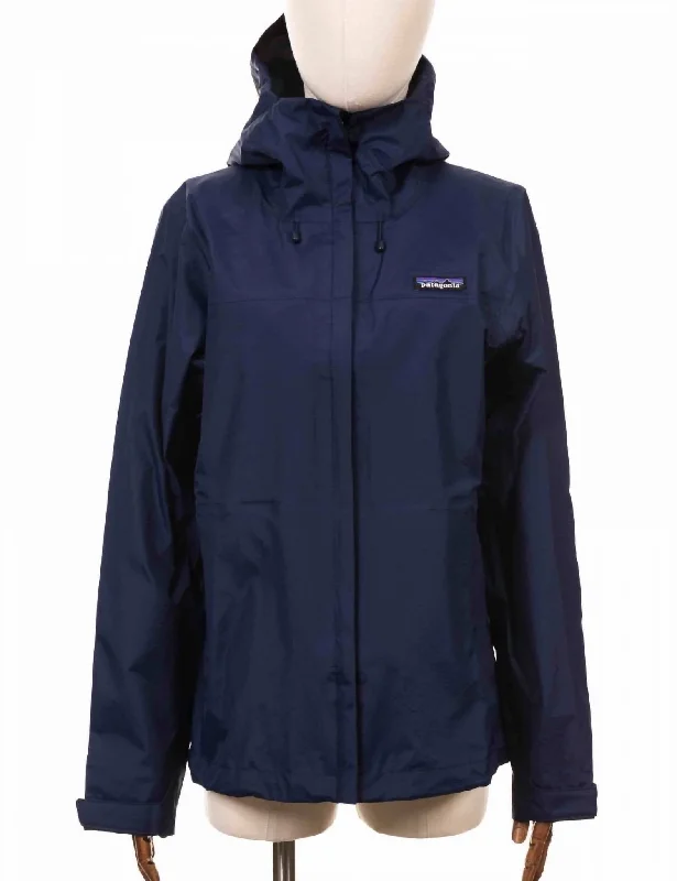 Women's Torrentshell 3L Rain Jacket In Classic Navy Embroidered Jacket Appliqued Jacket Beaded Jacket Women's Torrentshell 3L Rain Jacket In Classic Navy Embroidered Jacket Appliqued Jacket Beaded Jacket