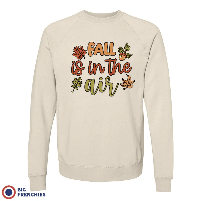Fall is In The Air Unisex Organic Cotton Sweatshirt Hoodie with Drawcord Adjustable Secure