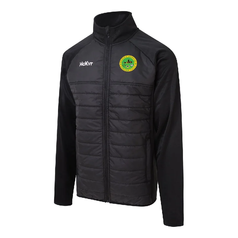 Mc Keever St Gabriels GAA Core 22 Hybrid Jacket - Adult - Black Striped Jacket Polka Dot Jacket Floral Jacket